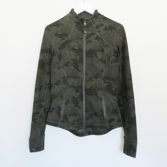 lululemon athletica Jackets & Blazers - Lululemon | Savasana Green Camo Forme Jacket 6